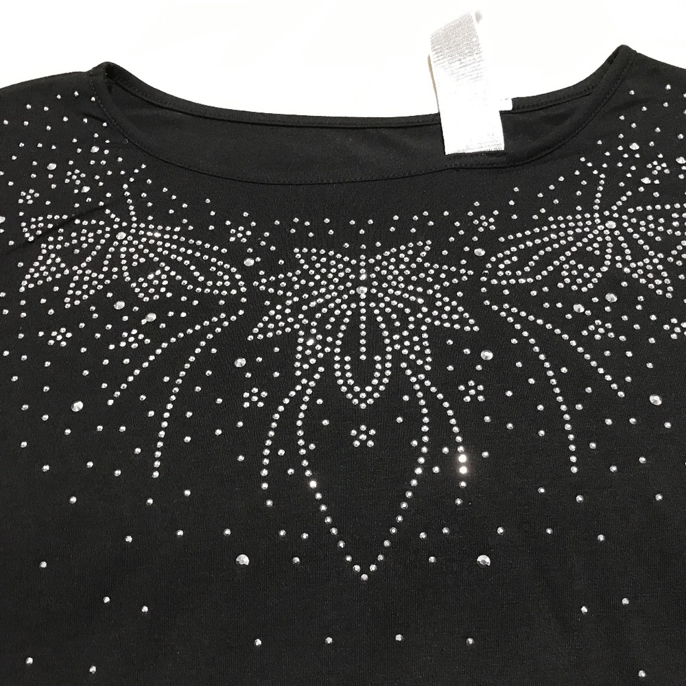 New Sparkly Black Top